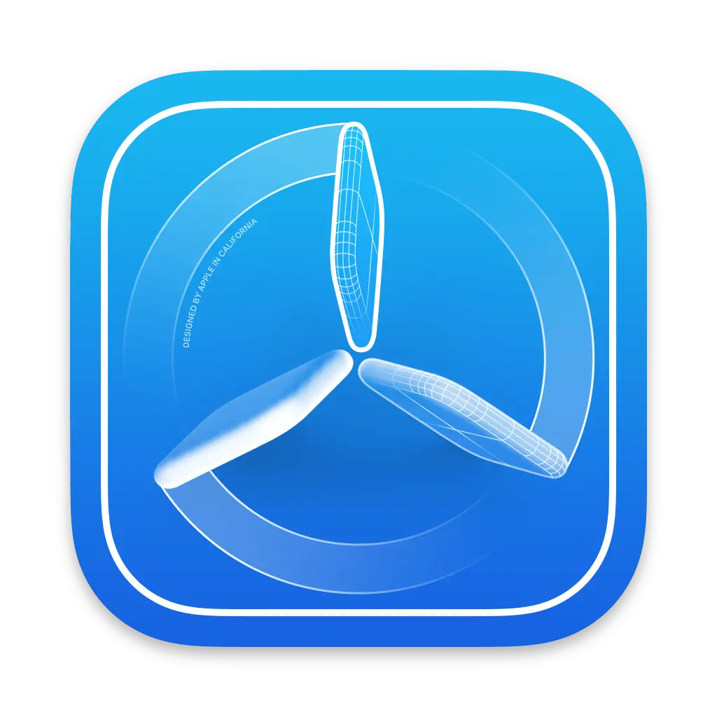 The TestFlight app icon.